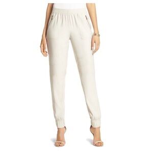 Chico’s Black Label Woven Soft Ankle Jogger Pants New